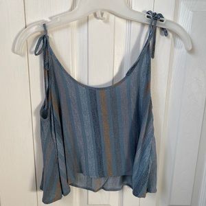 Light striped tank top